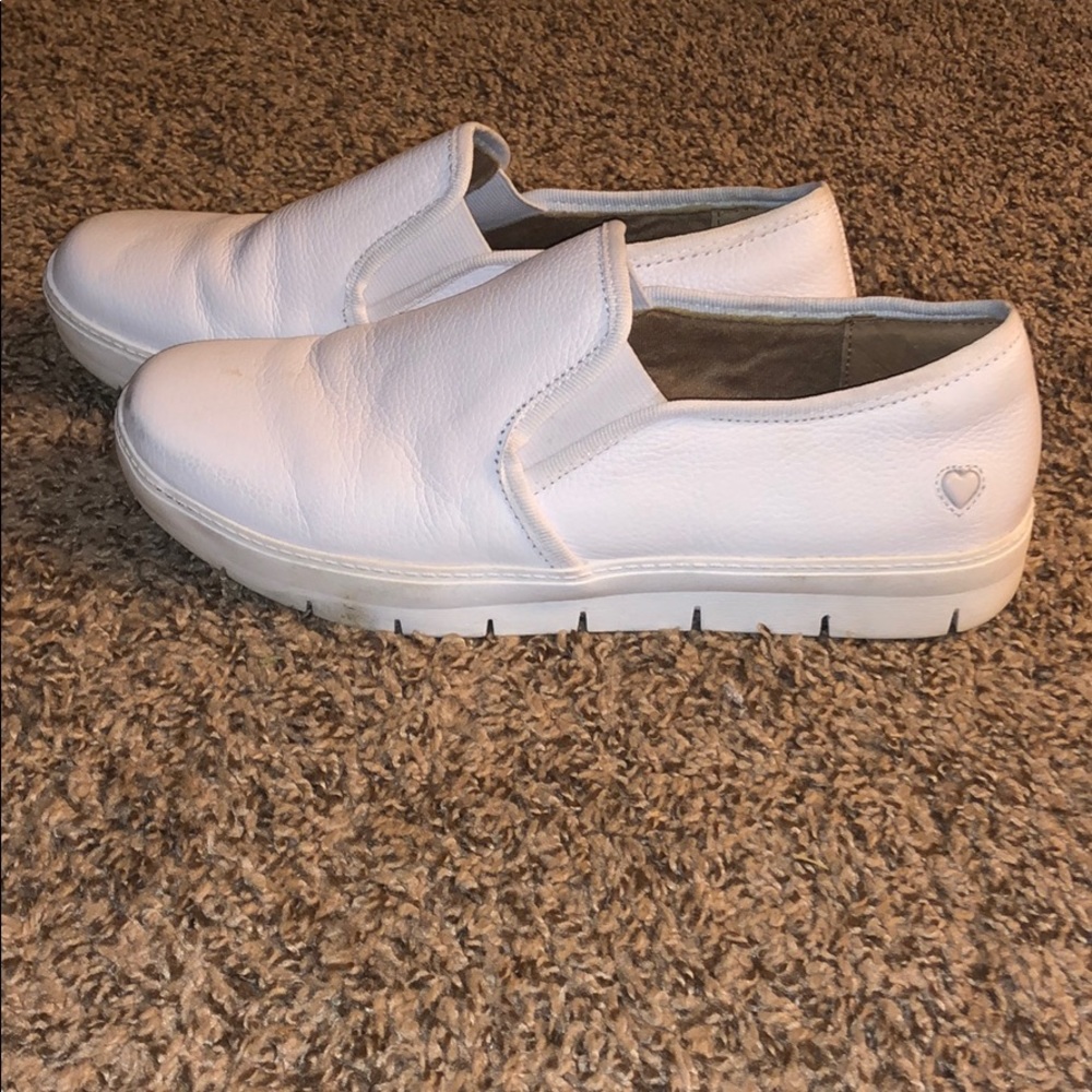 Nurse Mates White Slip On